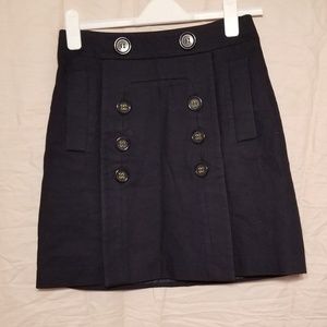 BCBG max azria button sailor skirt